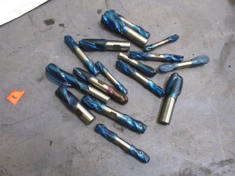 Mixed Resharpened Endmills-High Speed Steel