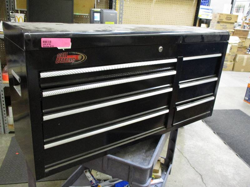 40 Black 7-Drawer Tech Box Top Chest Tool Chest