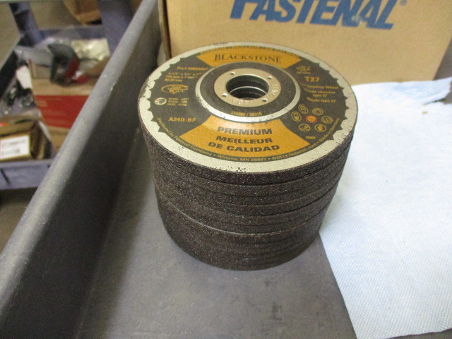 4-12 x 14 x 78 24-Grit AO Blackstone� Premium Steel T27 Grinding Wheel