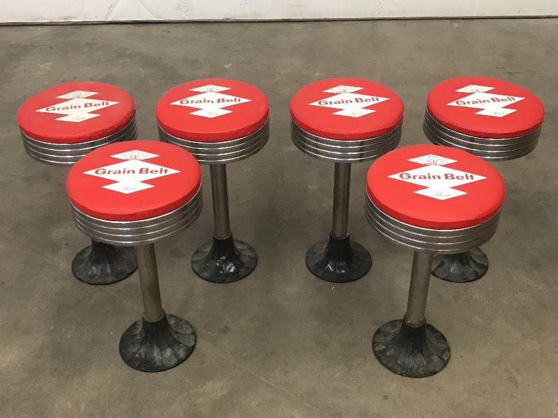 Set Of (6) Vintage Grainbelt Beer S...