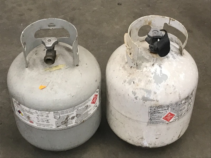 Lot Of (2) 20# LP Tanks ...