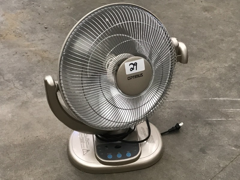 Optimus Oscillating Heater With Tim...