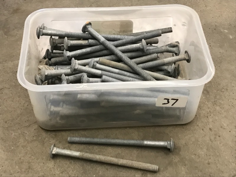 Tote Full Of 12x8 Galvanized Dec...