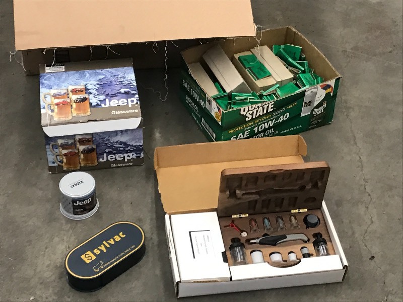 Box Of Assorted Jeep Collectors Mu...
