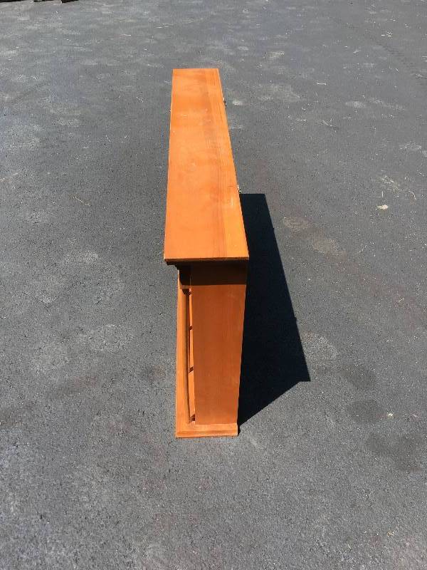 lot 98 image: WOOD DISPLAY SHELF