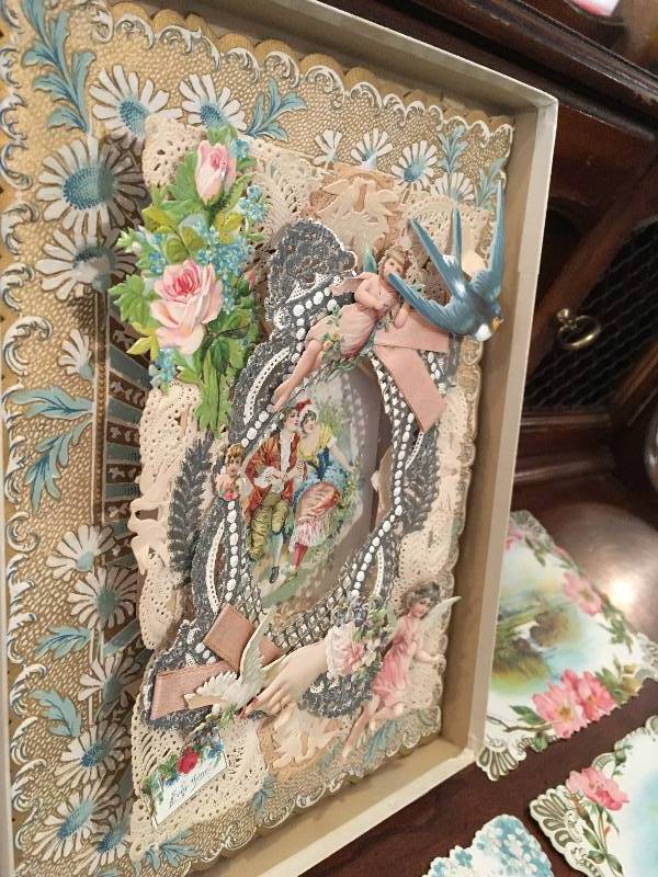 lot 226 image: ANTIQUE CARDS