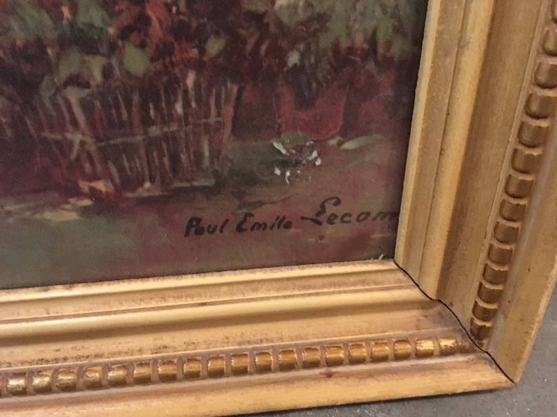 lot 208 image: ANTIQUE ART PRINT