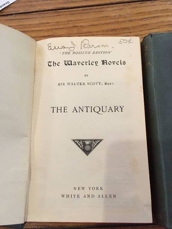 lot 321 image: ANTIQUE BOOKS