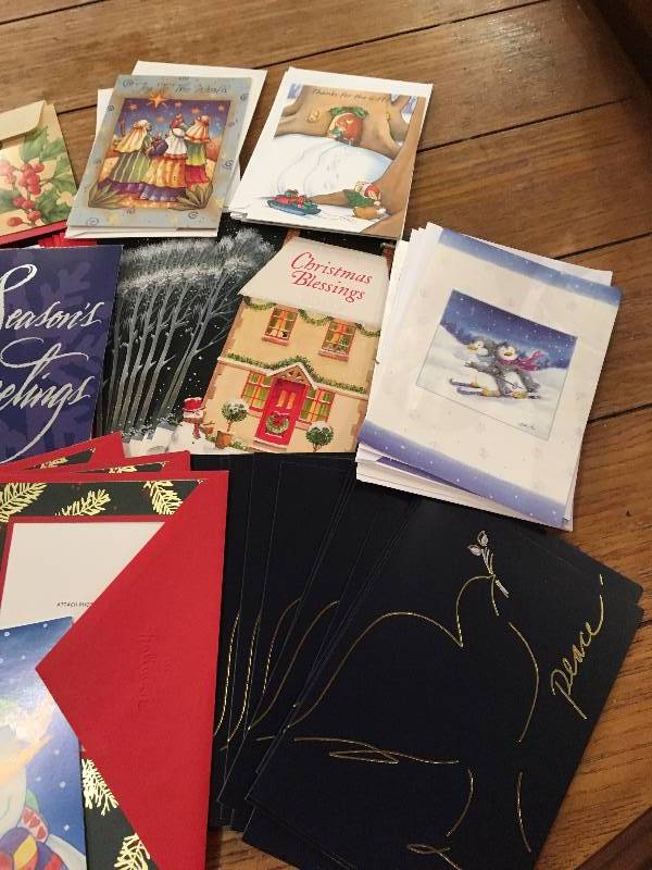 lot 410 image: CHRISTMAS CARD LOT