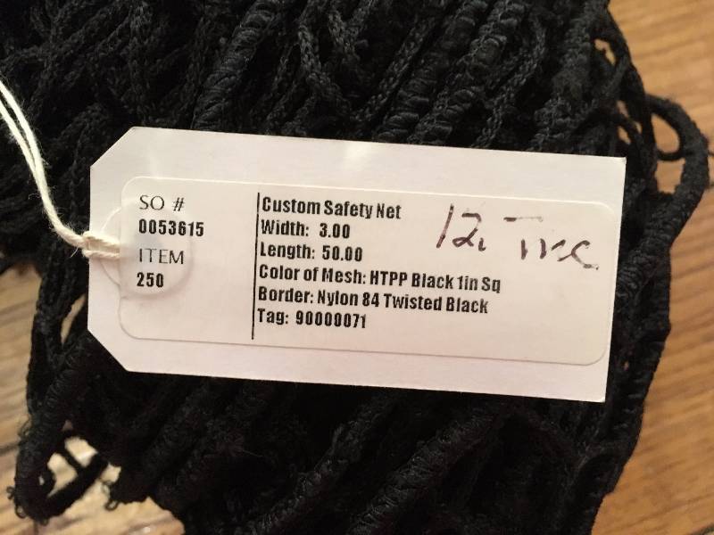lot 420 image: NEW CUSTOM FISHING NET
