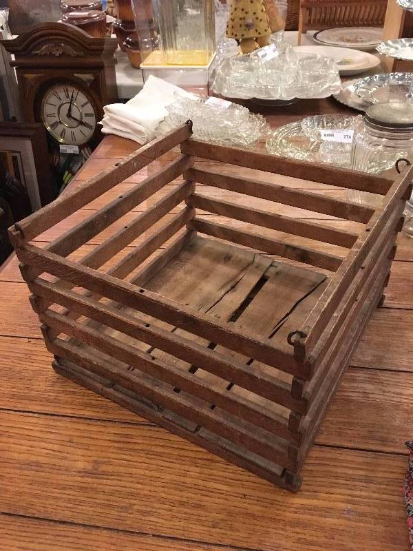 lot 356 image: (2) HANDMADE TABLE COVERS WITH SLOTTED WOOD BOX