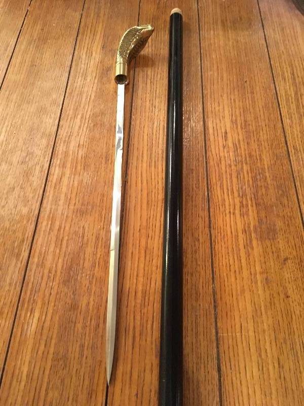 lot 375 image: (3) WALKING STICKS