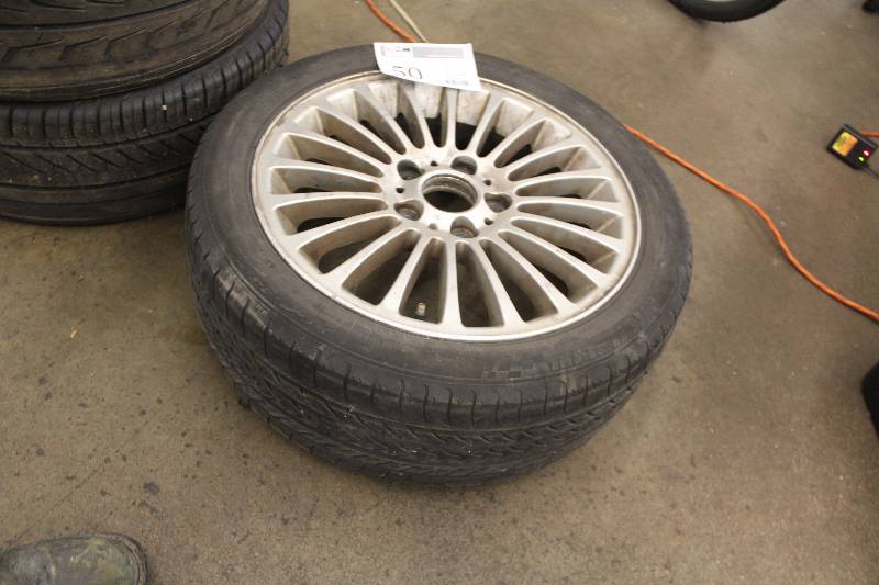 lot 50 image: P20550R17 Tire w 17in. Wheel