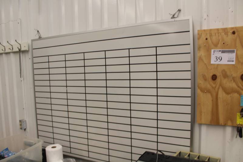 lot 39 image: Wall Mount Office Time Board
