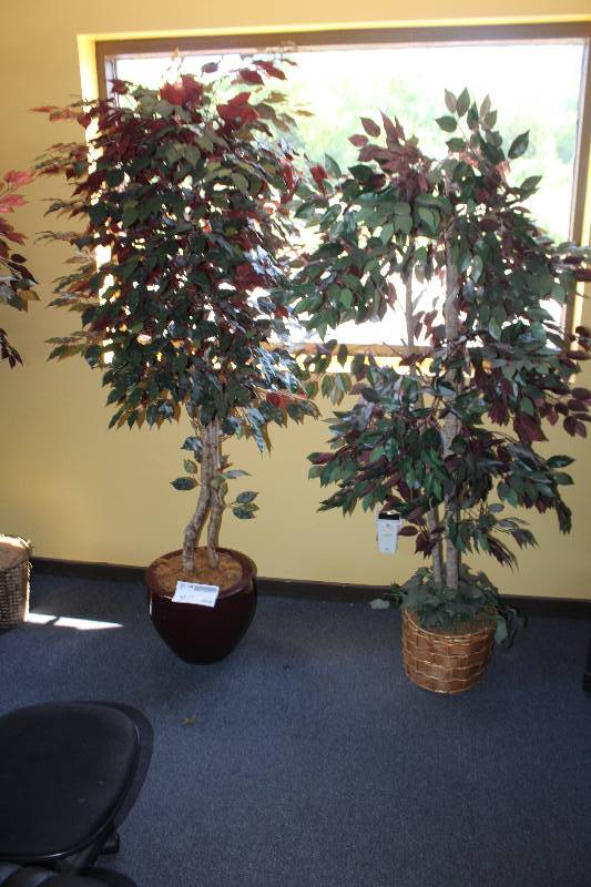 lot 97 image: Lot of (2) Fake Trees