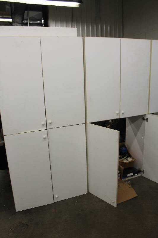 lot 79 image: Lot of (2) 2-Door Cabinets