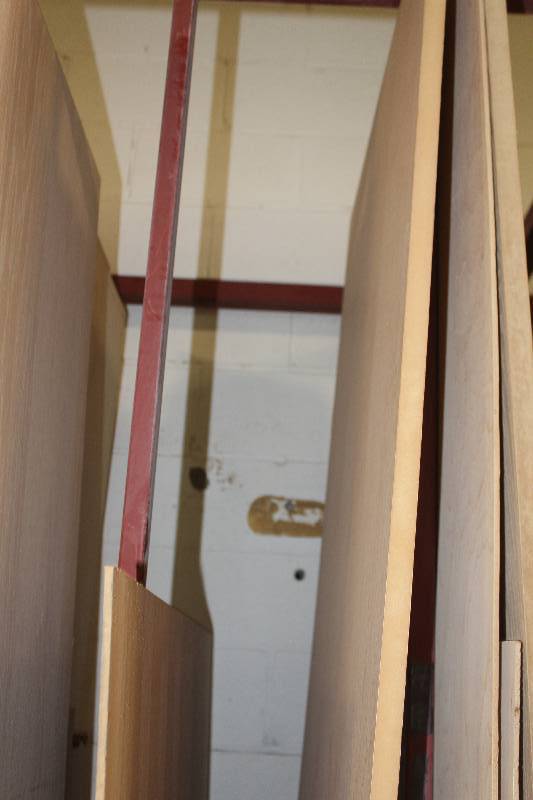 lot 73 image: Lot of (2) Quarter Sawn Oak Sheets