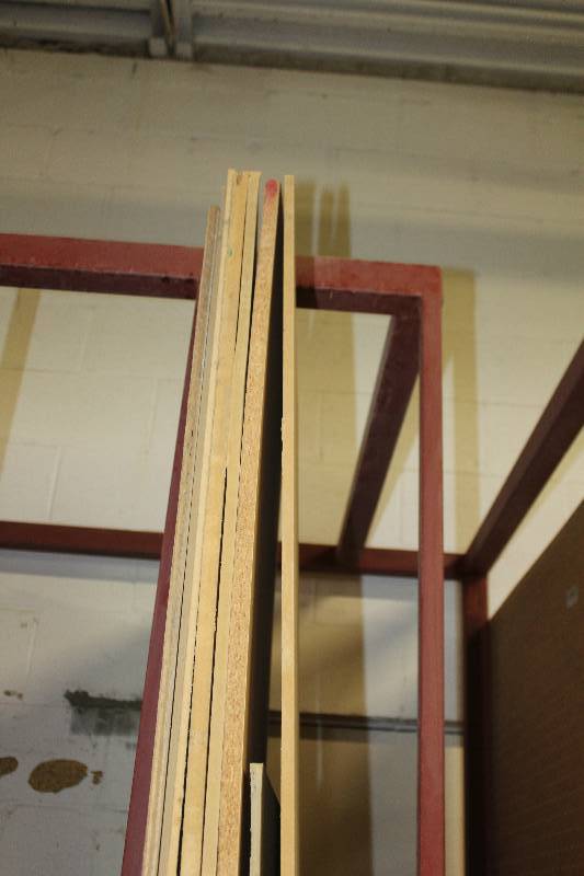 lot 137 image: Lot of (10) 58 Particle Board Sheets