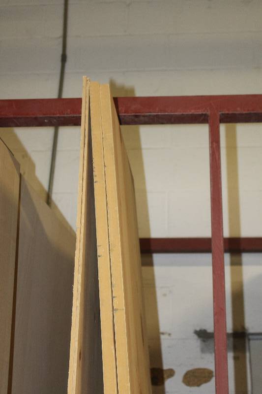 lot 77 image: Lot of (6) Knotty Pine Sheets
