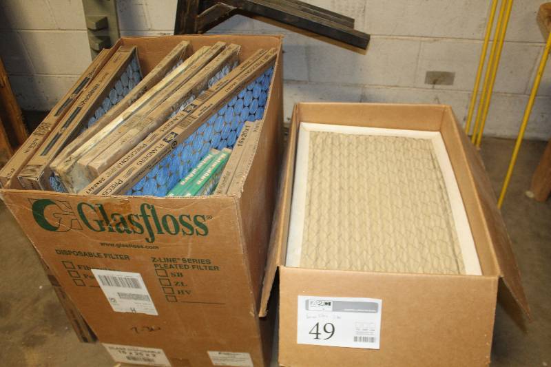 lot 49 image: Lot of (2) Boxes of Furnace Filters