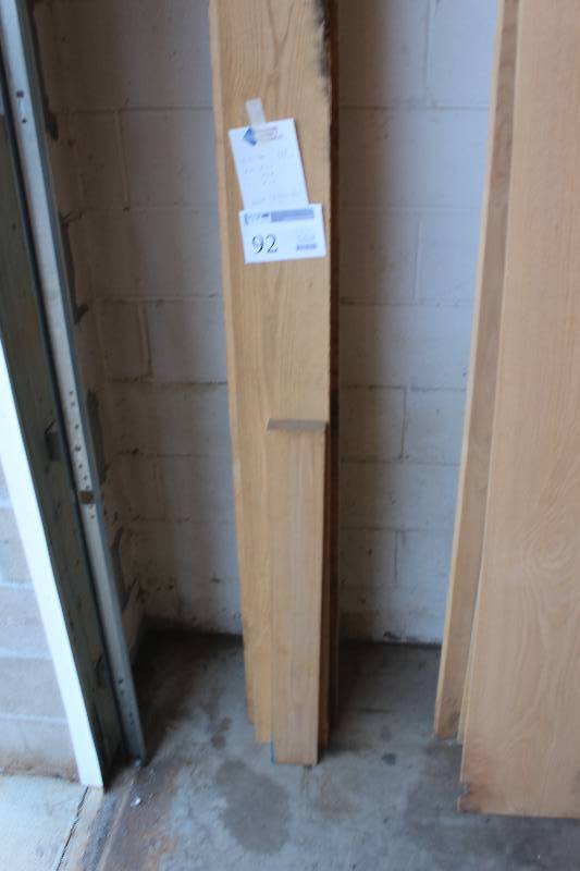 lot 92 image: Lot of (4) Solid Oak Boards