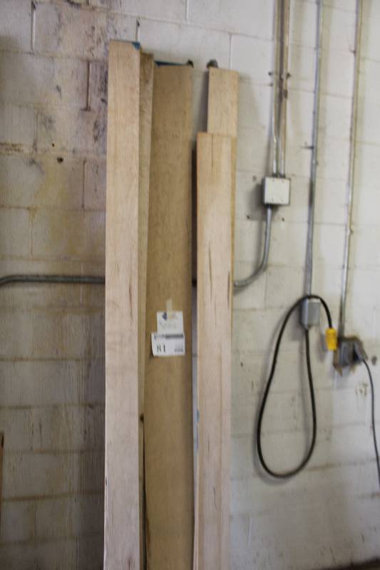 lot 81 image: Lot of (Approximately 22 Board Feet) Solid Birds Eye Maple Boards