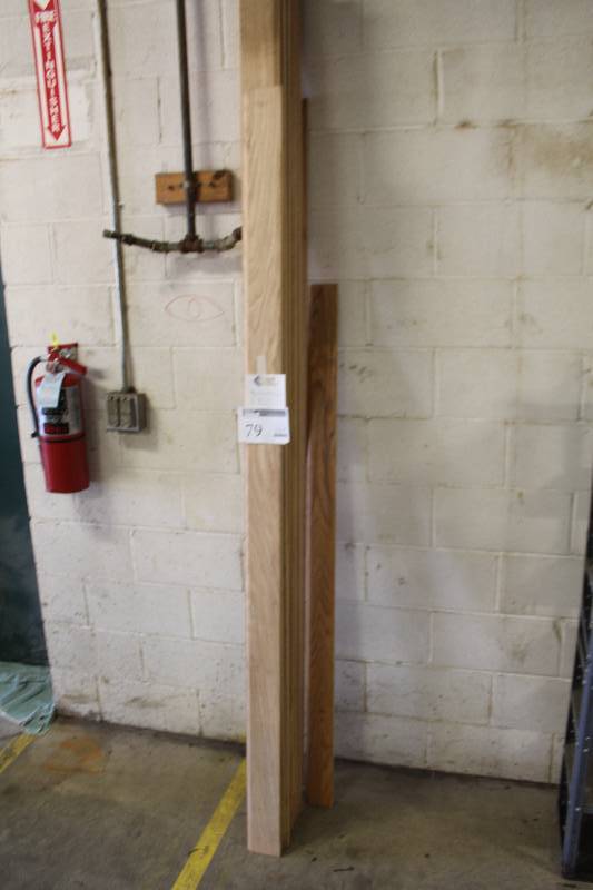 lot 79 image: Lot of (11) Solid Oak Moulding