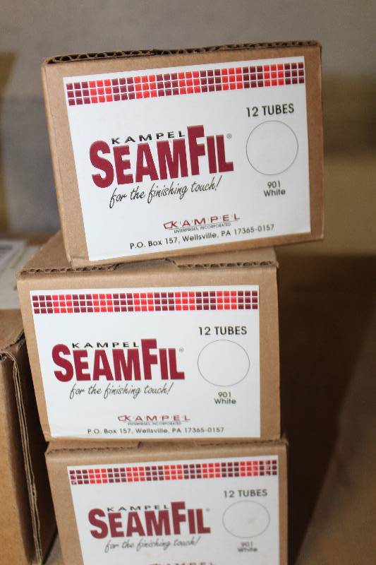 lot 110 image: Lot of (3) Boxes of Kampel SeamFil Tubes