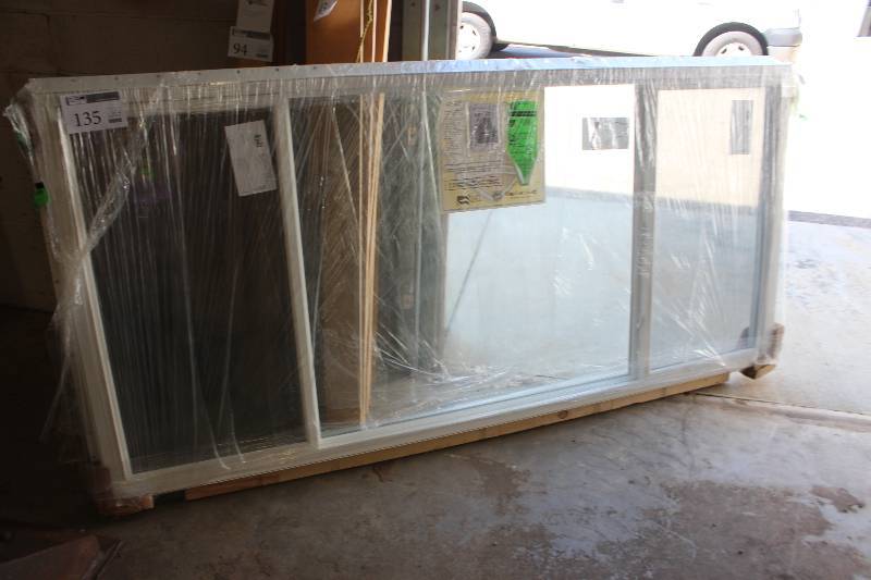 lot 135 image: Weather Shield 3-Section Top Sash Window Frame, Complete
