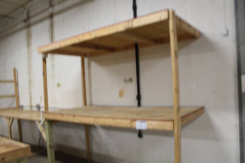 lot 159 image: Wood Shelving For Scrap Includes 2x4, Plywood, More