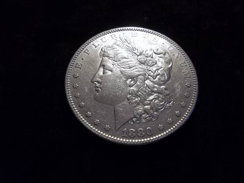 1880  Morgan Silver Dollar Very High Grade MS