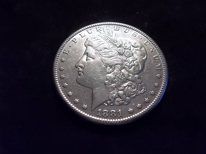 1881 S Morgan Silver Dollar Very High Grade MS (In MS60 $70.00)