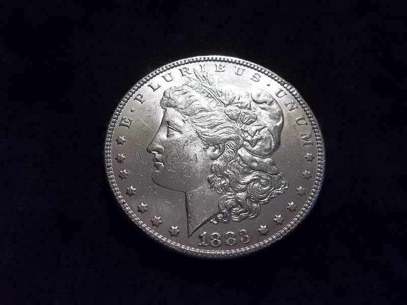 1883 Morgan Silver Dollar High Grade MS (In MS60 $70.00)