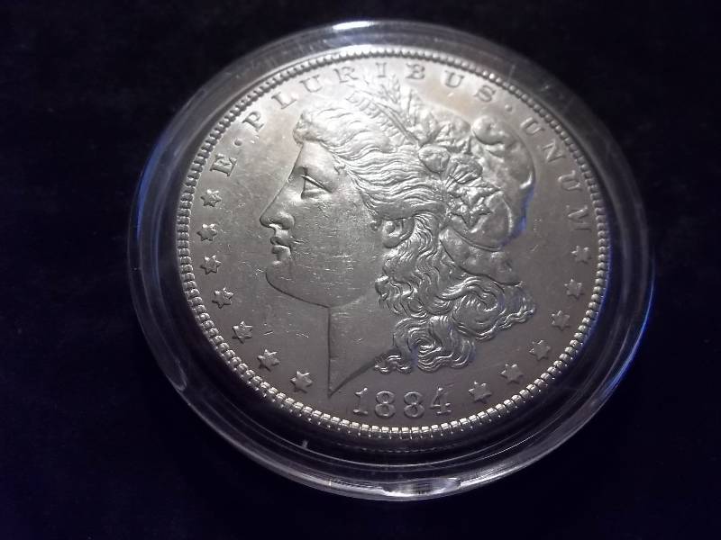 1884  Morgan Silver Dollar Higher Grade MS (In MS60 Valued $70.00)