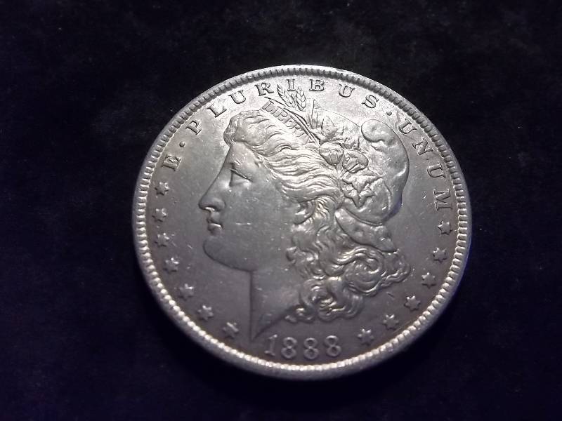 1888  Morgan Silver Dollar Vert High Grade MS