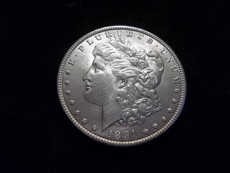 1891  Morgan Silver Dollar Very High Grade MS Flawless