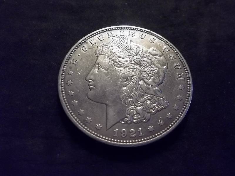 1921 D Morgan Silver Dollar  Higher Grade