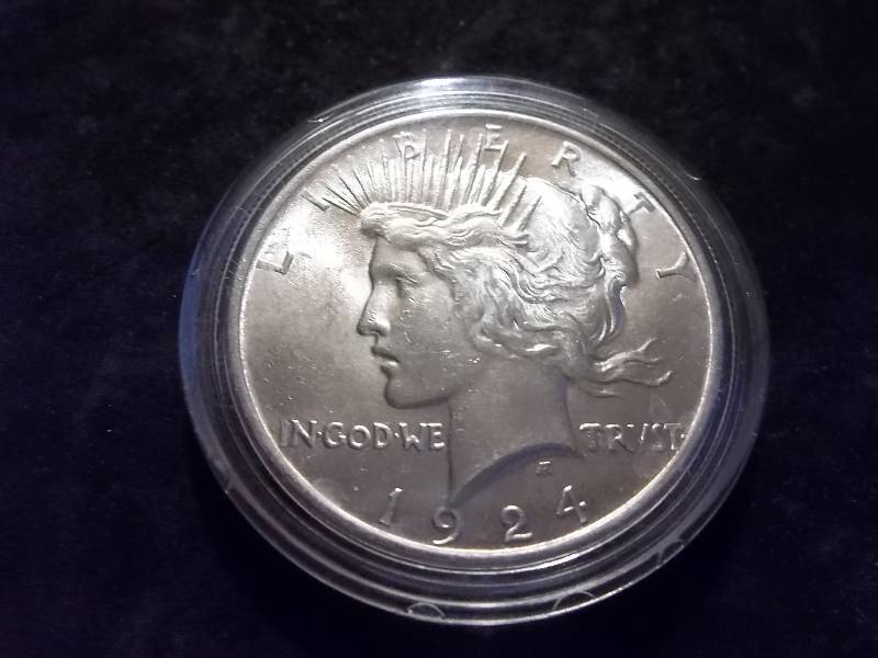 1924 Peace Silver Dollar Very High Grade MSFlawless