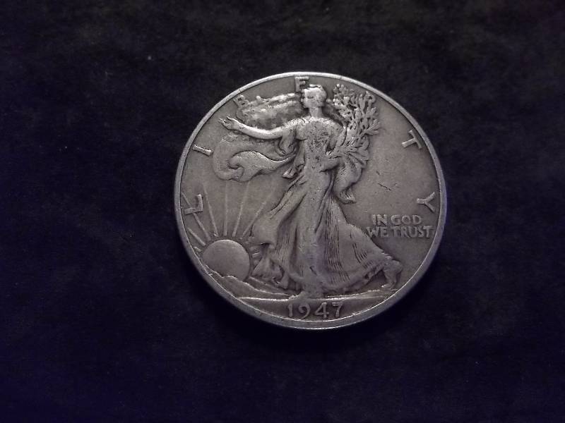 1947 D  Walker Half Dollar Higher Grade XF