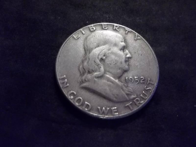 1952  Franklin Half Dollar Better Grade