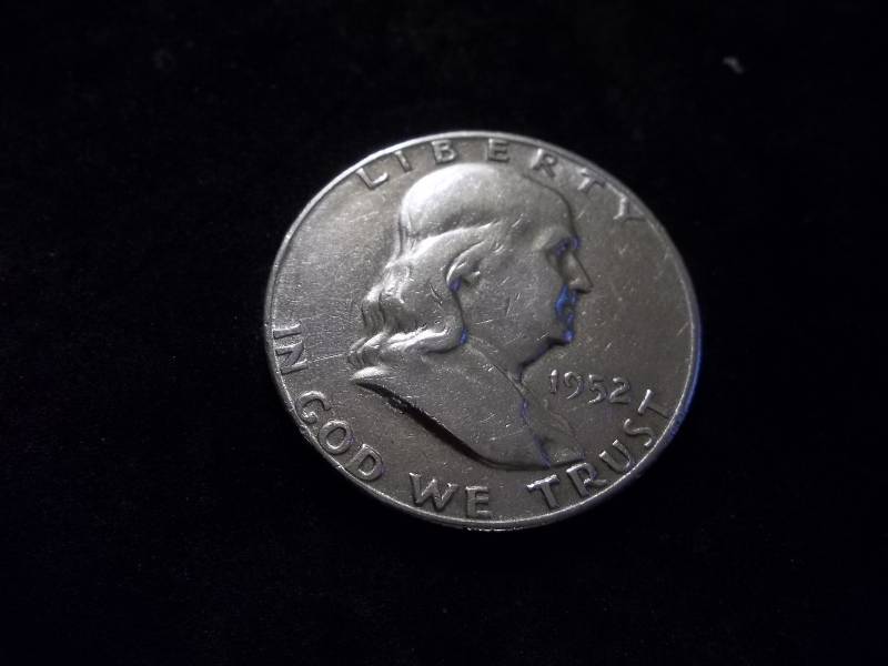 1952 S Franklin Half Dollar Better Grade
