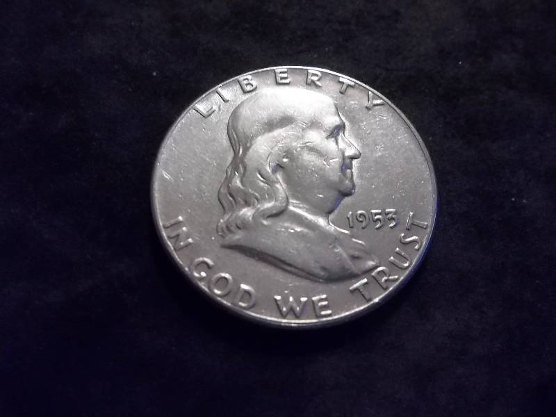 1953  Franklin Half Dollar Higher Grade XF