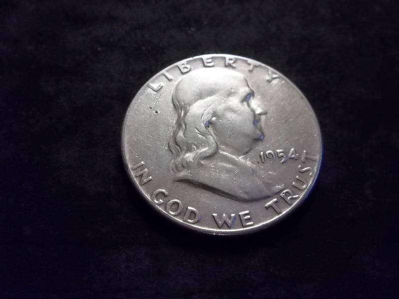 1954  Franklin Half Dollar Better Grade
