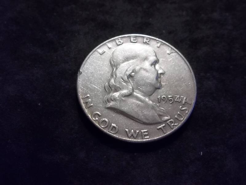 1954 D  Franklin Half Dollar High Grade