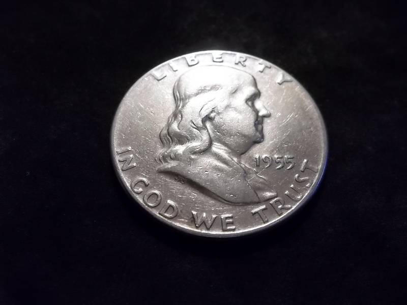 1955 Franklin Half Dollar Better Date & Grade