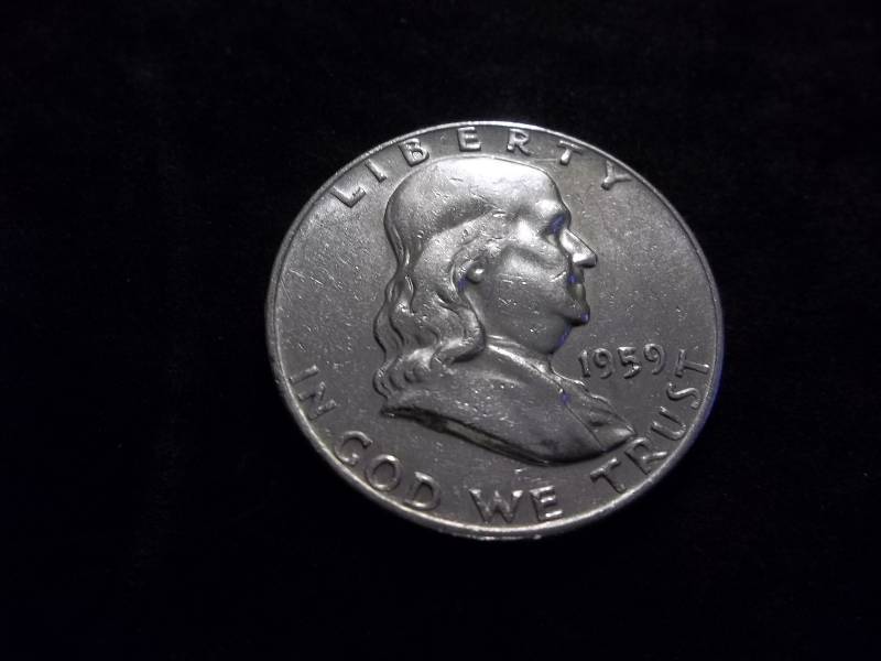1959 Franklin Half Dollar High Grade MS