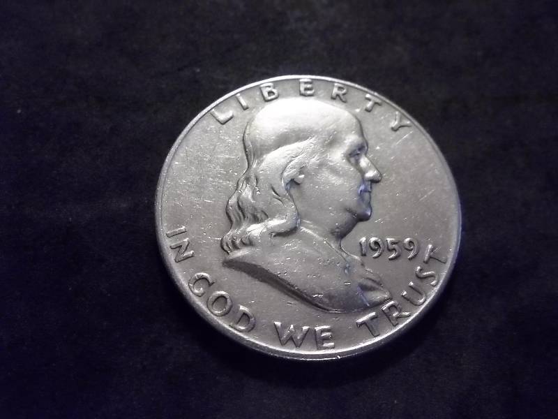 1959 D Franklin Half Dollar High Grade