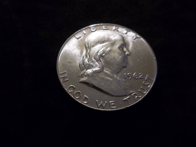 1962  Franklin Half Dollar  Very High Grade MS With Full Bell