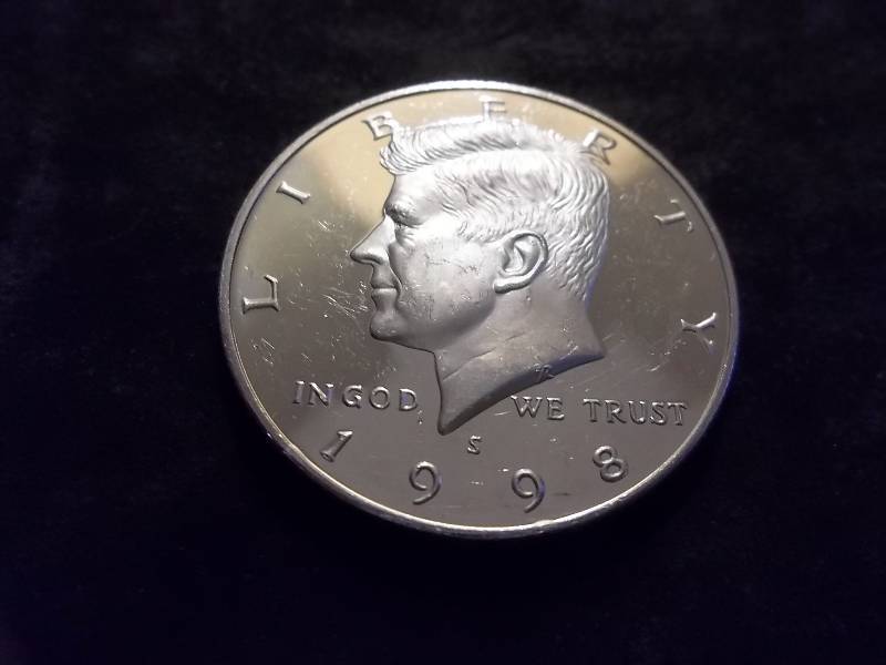 1998 S Silver Kennedy Half Dollar Proof MS