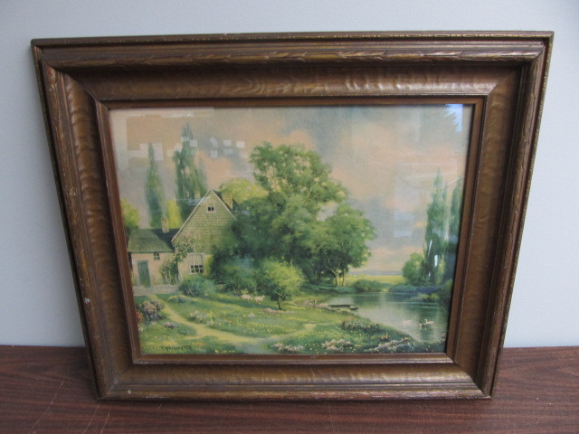 lot 31 image: Antique R. ATKINSON FOX Framed Print